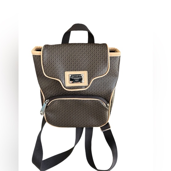 Samsonite leather small backpack - Picture 1 of 6